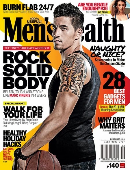 Marc Pingris - Men's Health PH Dec 2014