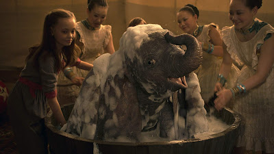 Dumbo 2019 Disney movie still elephant Nico Parker