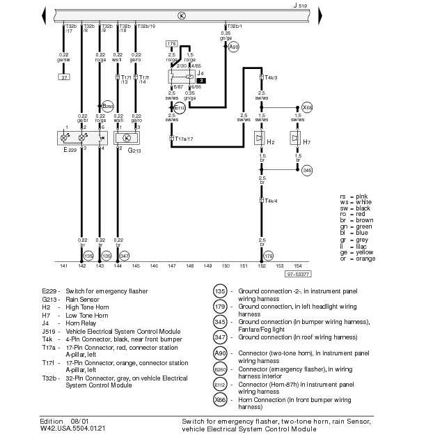 Audi A4 B5 Wiring Diagram | Owner guide manual