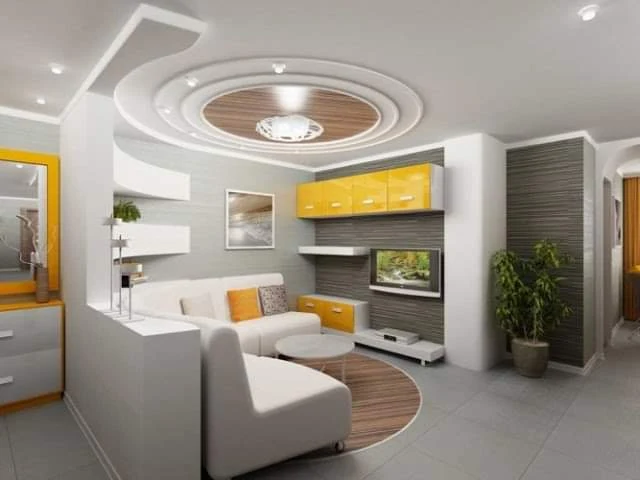 gambar plafon gypsum minimalis modern