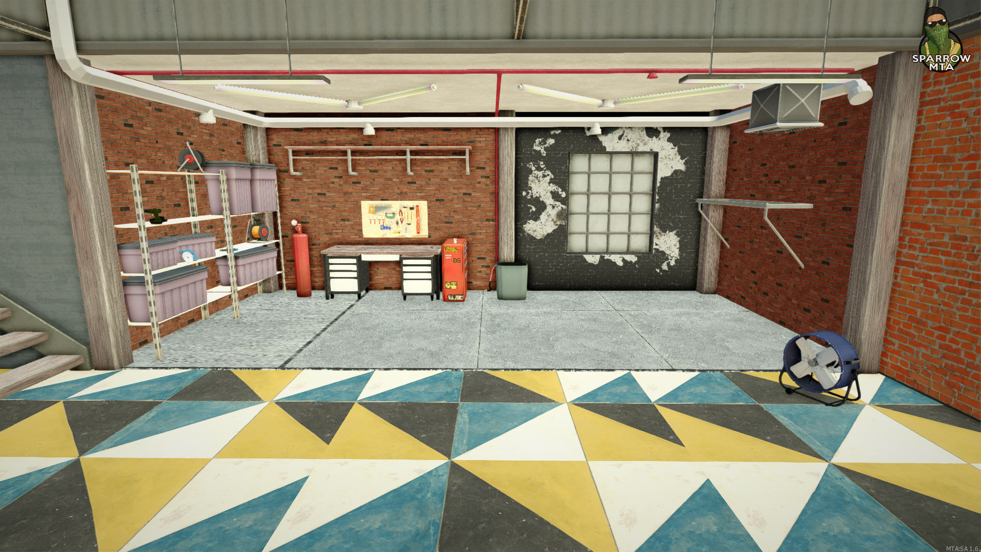 MTA:SA Modern Garage Interior Object Script