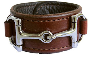 https://www.savingshepherd.com/products/wide-leather-horse-bit-bracelet-with-nickel-equestrian-snaffle-in-12-colors