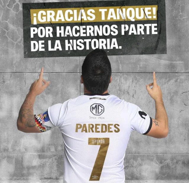 Lanzan camiseta por récord de Esteban Paredes