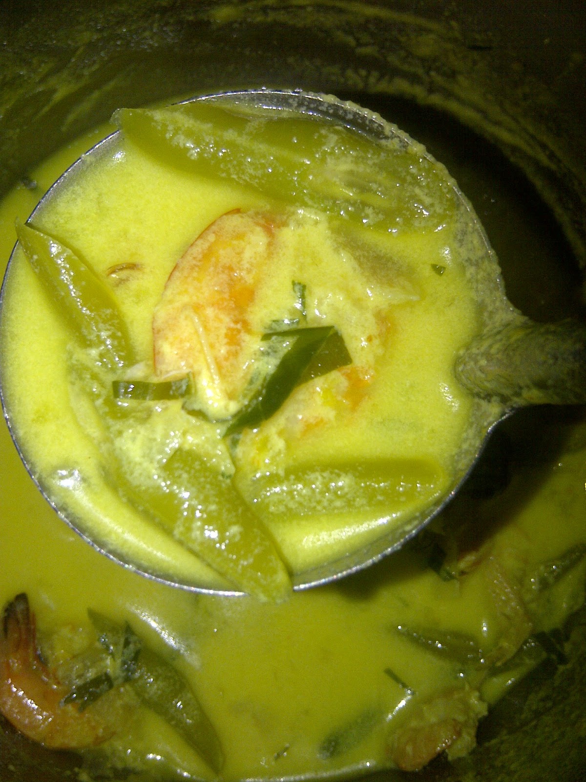 !! PiNk a LifE !!: Gulai Lemak kacang Buncis dan Udang