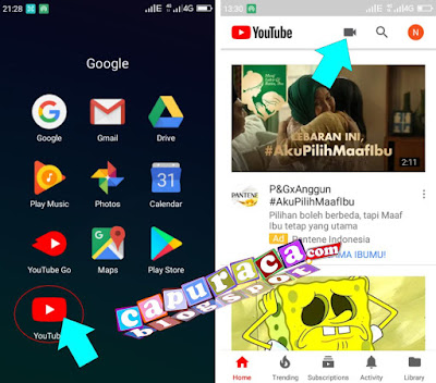 Cara upload video ke youtube dari hp