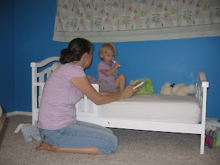 Aria with toddler bed