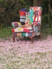 Kelly Swallow Patchwork Chairs
