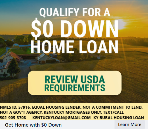 Kentucky USDA Mortgage Loan Requirements