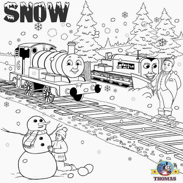 Gambar mewarna - Thomas & Friends