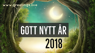 Fantasy Happy New year in Swedish language