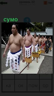 1100 слов на ковер выходят мужчины для борьбы сумо на 22 уровне