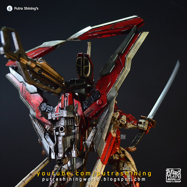 MG Gundam Astray Red Frame Kai Custom Weathering by Putra Shining