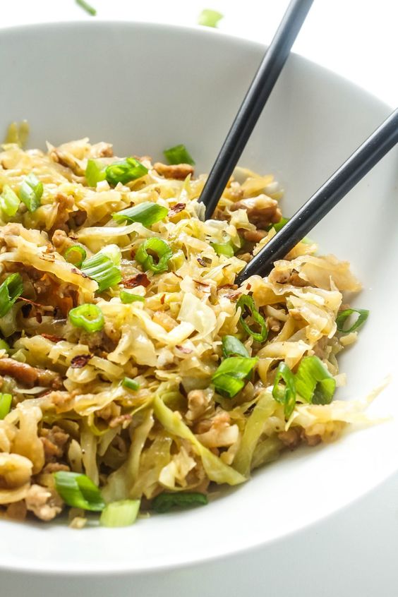 This egg roll in a bowl tastes just like the real thing without the oily wrapper!