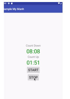 Chronometer in Android