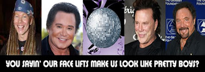 Axel Rose, Wayne Newton, Mickey Rourke and Tom Jones Are All Male Fans Of The Face Lift