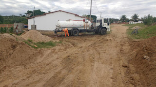 Distrito de Nova Cruz recebeu saneamento básico através da Prefeitura de Macajuba. Veja!