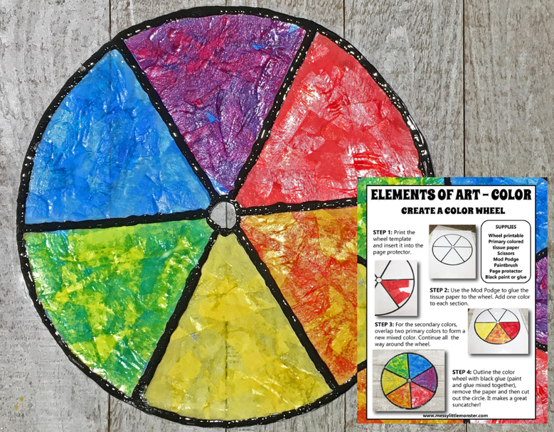 art project color wheel