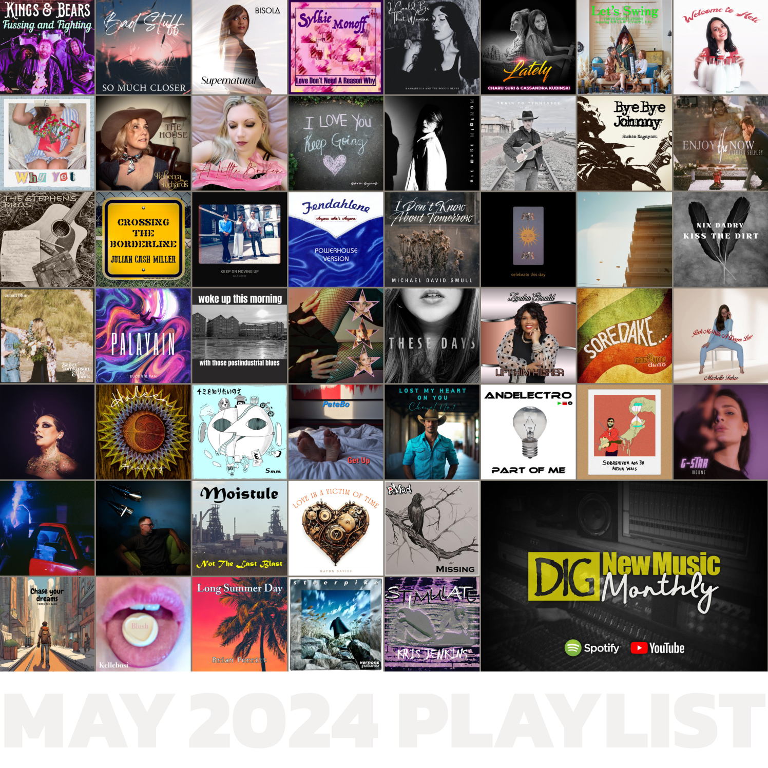 50 tunes for May2024