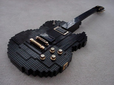 Playable LEGO guitar