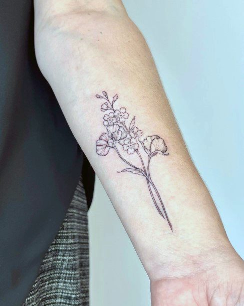 50 lindas tatuagens de buquê de flores | Veja e fique inspirada!