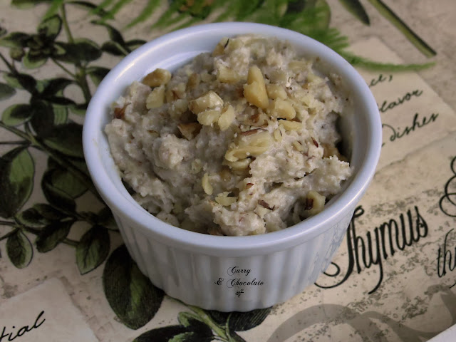 Crema de gorgonzola y nueces - Gorgonzola and walnuts spread