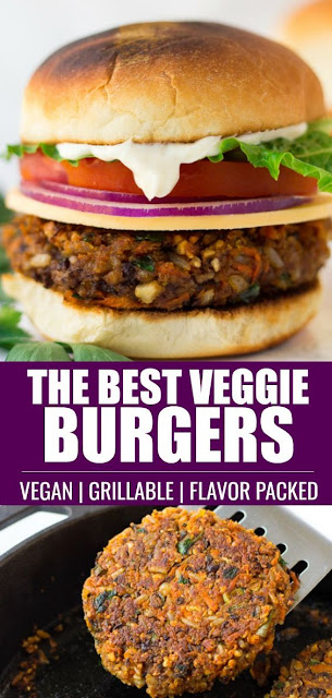 Best Veggie Burger Recipe (Vegan &amp; Grillable)