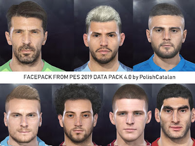 PES 2018 Faces Converted v1 From PES 2019 DP4 by PolishCatalan