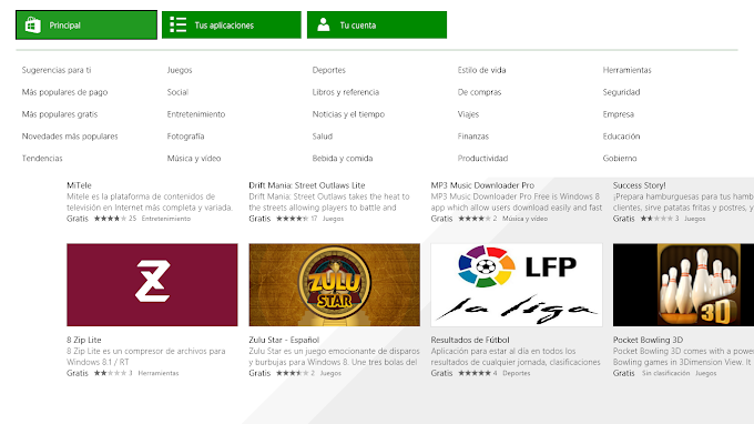 La tienda Windows Store de Windows 8 recibe una actualizacion, mejorando el rendimiento y la fiabilidad  