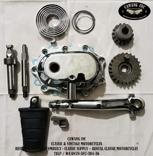 FOR SALE !!! Kick start cover set up untuk semua jenis gearbox Harley Davidson Bigtwin 1200cc 1948-1976(New)