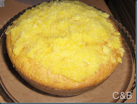 Pão de ló de laranja e coco II