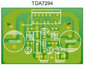 TDA7294 - 80Watt Stereo Audio Amplifier with explanations and circuits