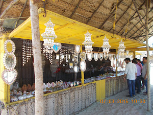 "Sea Shells" handicraft shop at Dhanushkodi Ghost town.