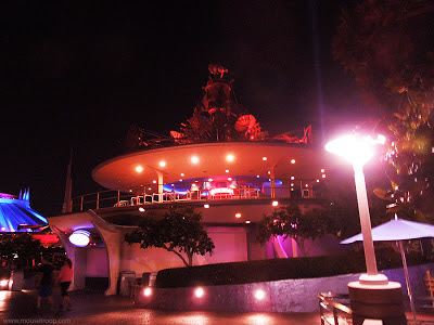 Disneyland Rocket Rods PeopleMover station tower empty