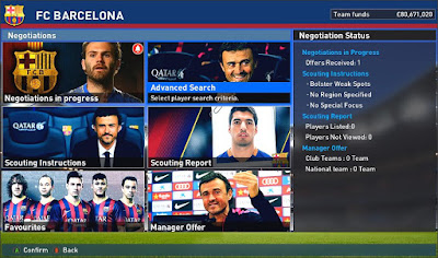 PES 2016 Real Master League Mod – Barcelona v1.0