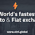 SINT WORLD'S FASTEST CRYPTO & FIAT EXCHANGE