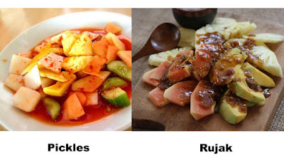 rujak and pickles pictures