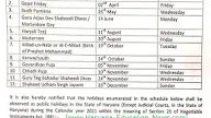 List Of Summer Holidays 2022
