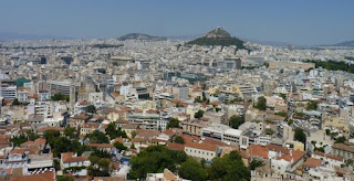 Atenas desde el Acrópolis.