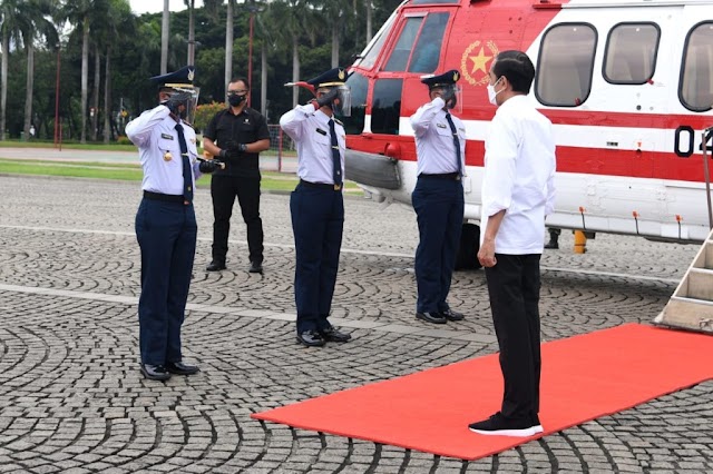 Kunjungi Banten, Jokowi Resmikan Bendungan Sindang Heula  