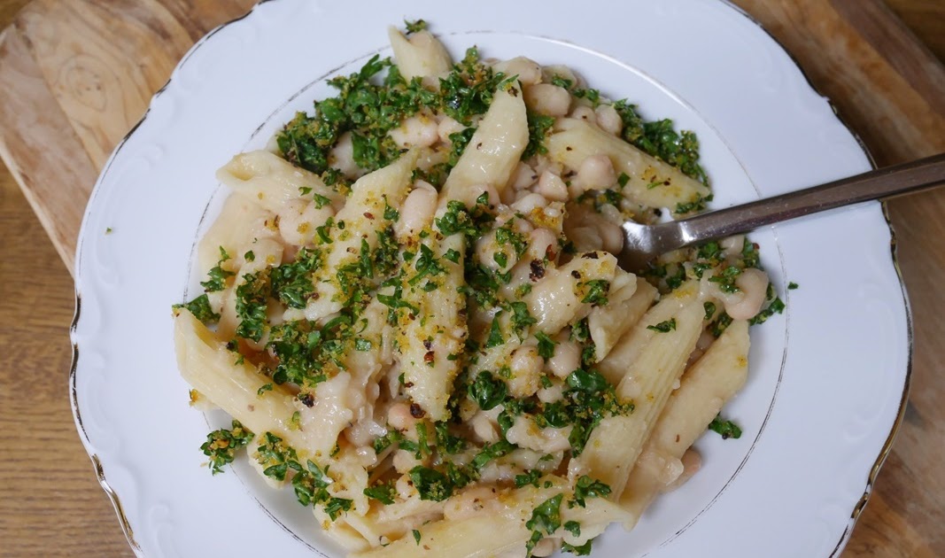 Kochen im Pott: Pasta mit weißen Bohnen und Zitronensoße