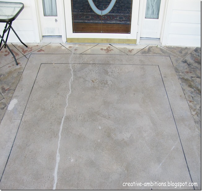 Faux Tile Front Porch (f)