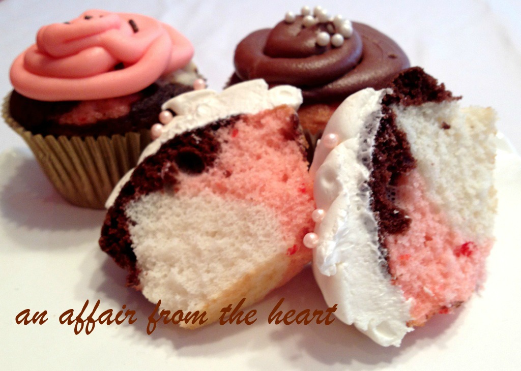 Neapolitan Cupcakes Recipe