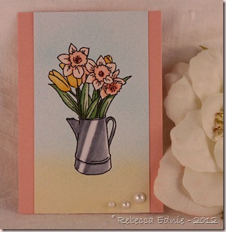 daffodils ATC daffodils ATC