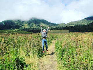 Sensasi Oro Oro Ombo Semeru, Jawa Timur yang mirip taman lavender Provence, Prancis 2