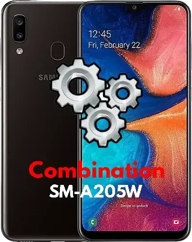 Samsung Galaxy A20 SM-A205W Combination Firmware