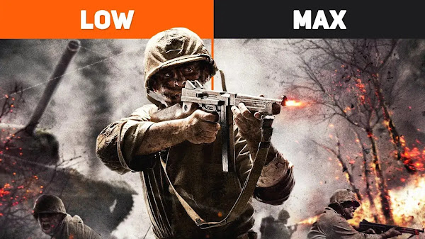 Call of Duty: World at War Low vs. Max Graphics Comparison