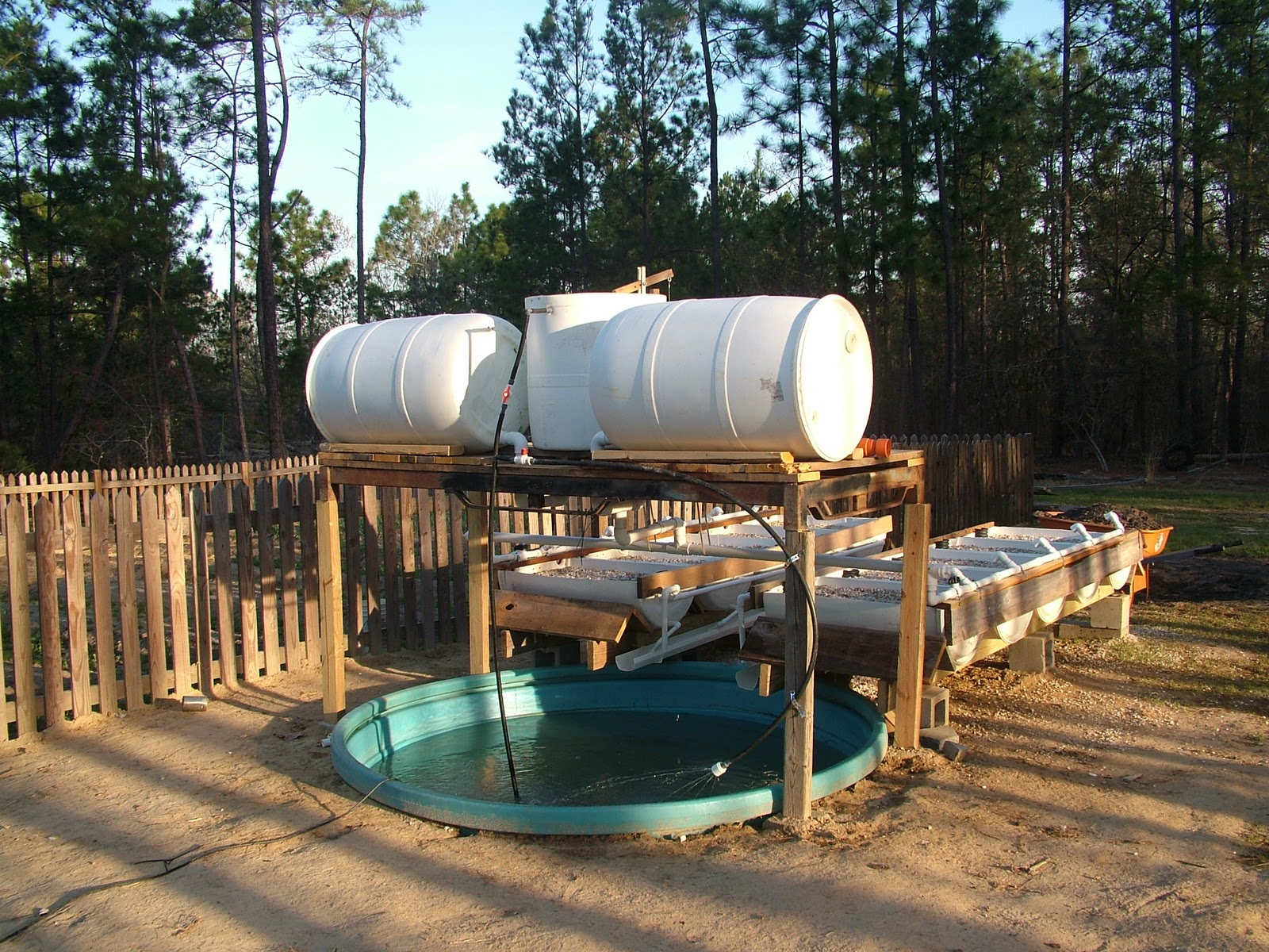 Farrago Acres: Our Second Barrelponic System - 4/2010