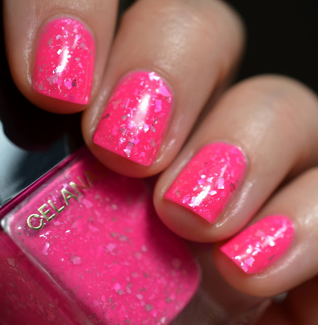 Celanaste The Pink Panther swatch nail polish