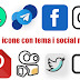 300 icone con tema i social media