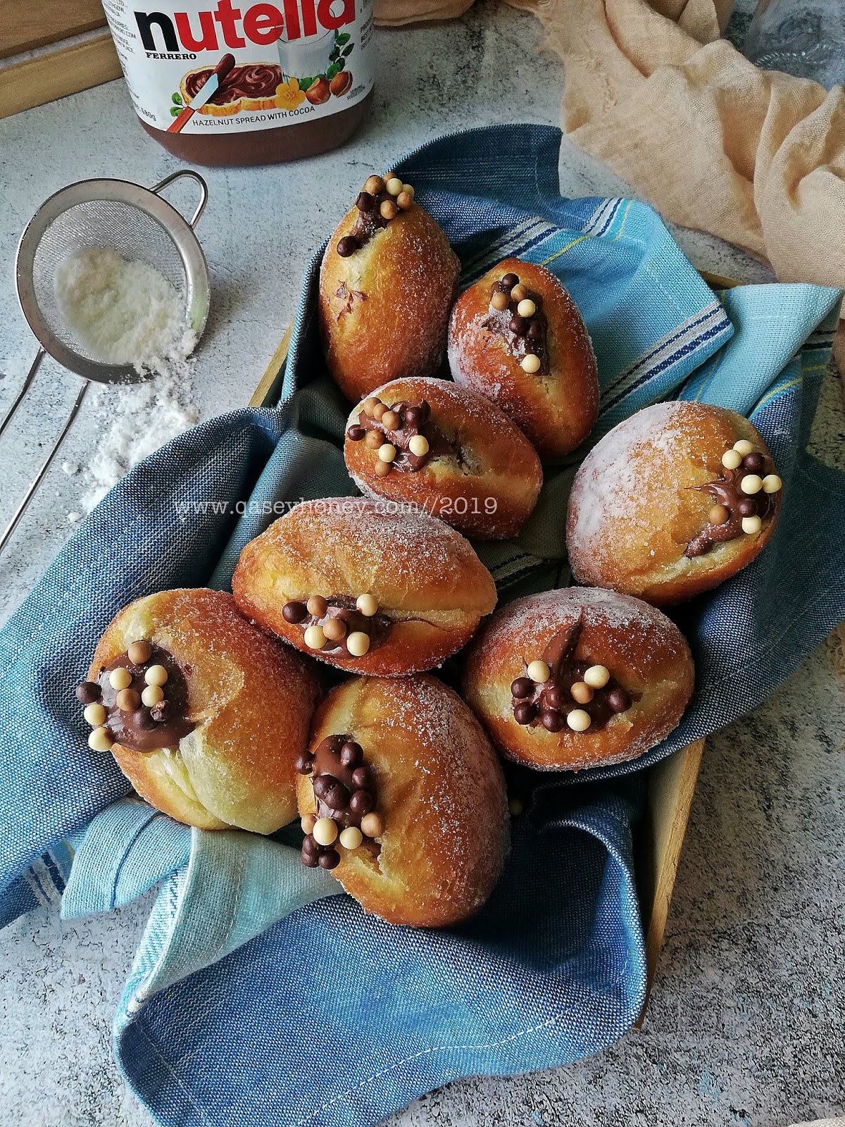 RESEPI VIRAL - OVERNIGHT BOMBOLONI NUTELLA / ITALIAN 